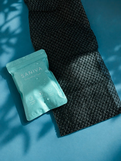 SANIVA Long Exfoliating Shower Towel